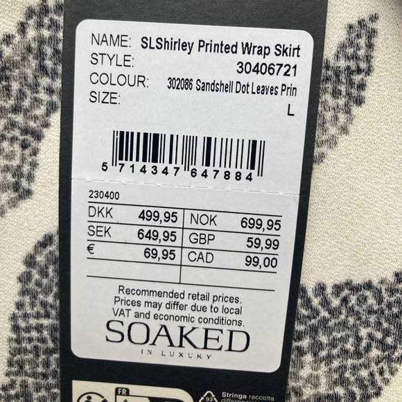 Soaked in Luxury wrap skirt - Picture 5 of 8